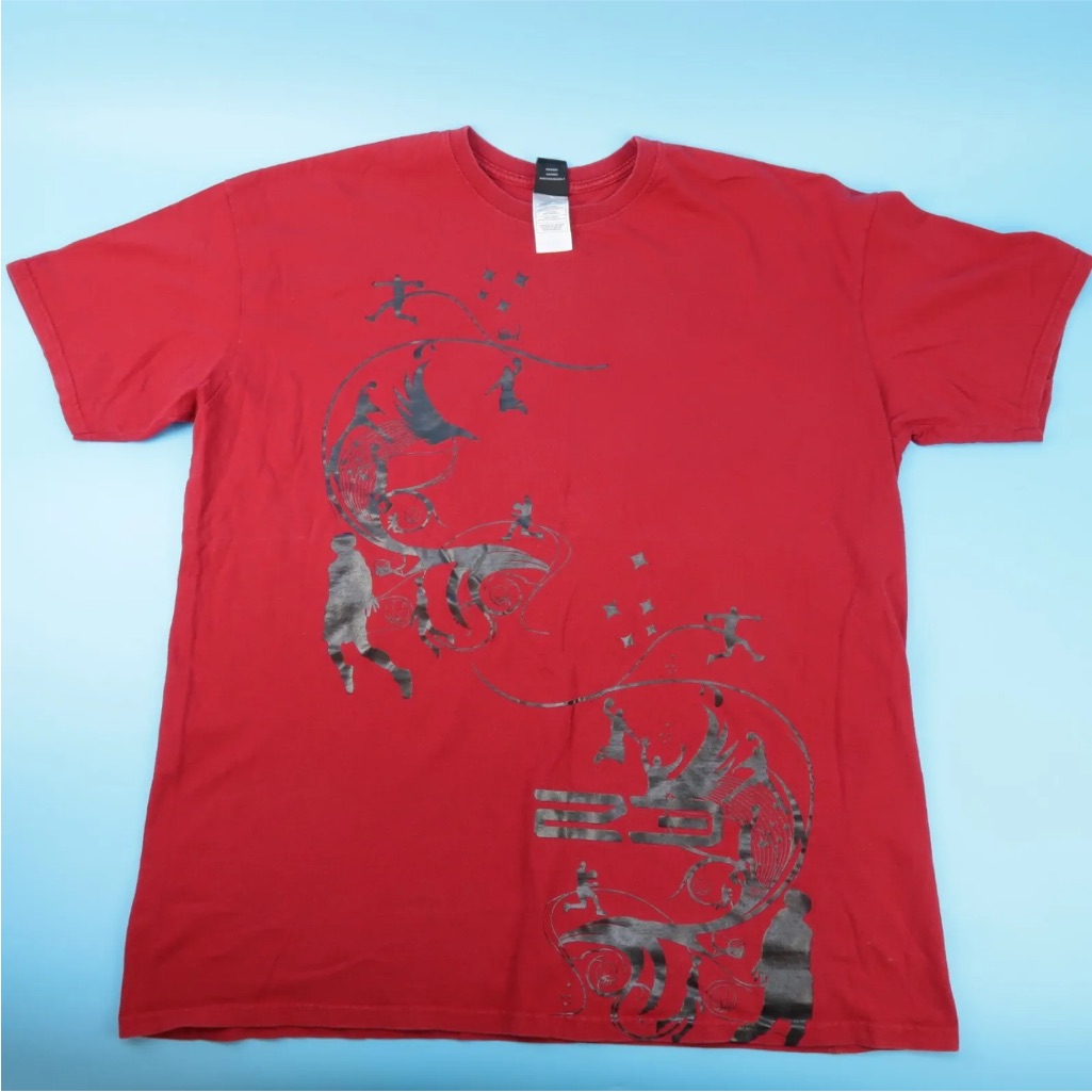 Air Jordan Shirt Red Short Sleeve Graphic Basketball Casual Mens Size Xxl